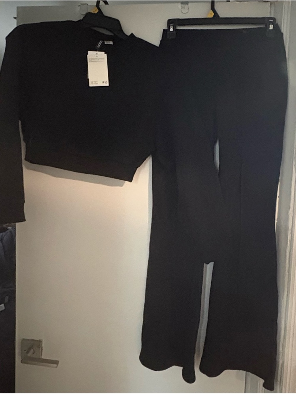 H&M Black Boot-Cut Pants
